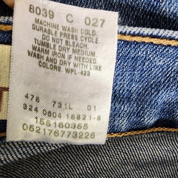 Levi’s Womens Jean Size 12M 515 Nouveau Bootcut Stretch Regular Fit Blue Denim - Picture 10 of 10